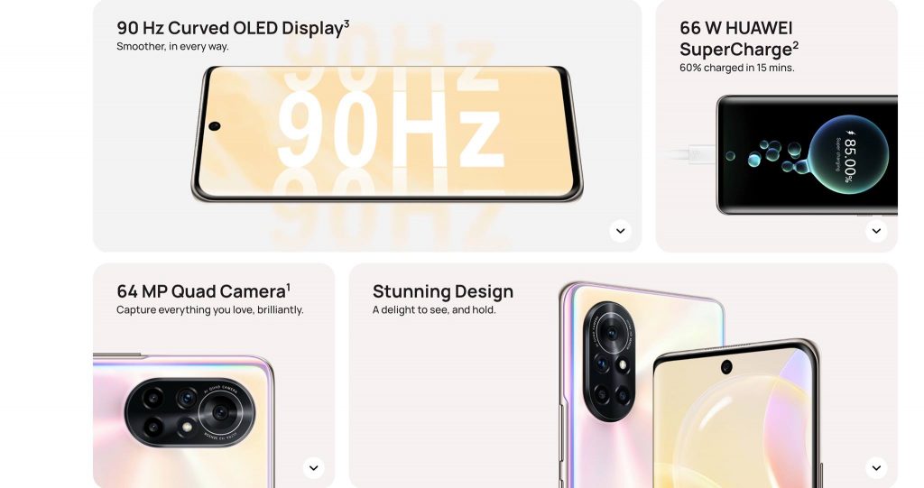 huawei nova 8 megapixel