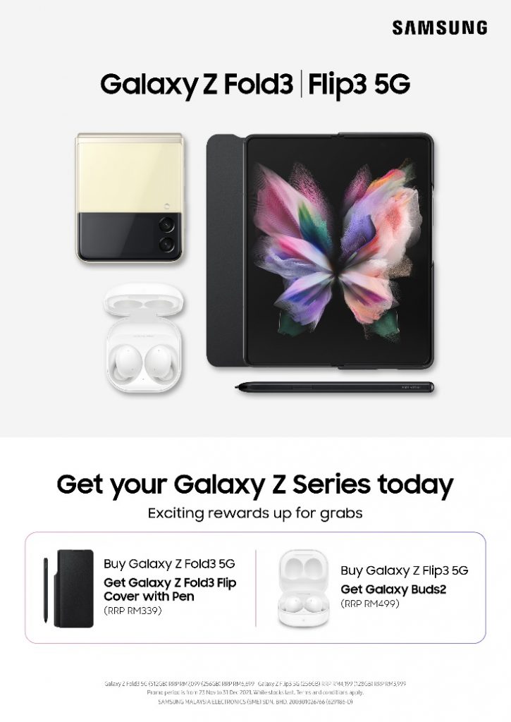 samsung galaxy z fold3 free gift