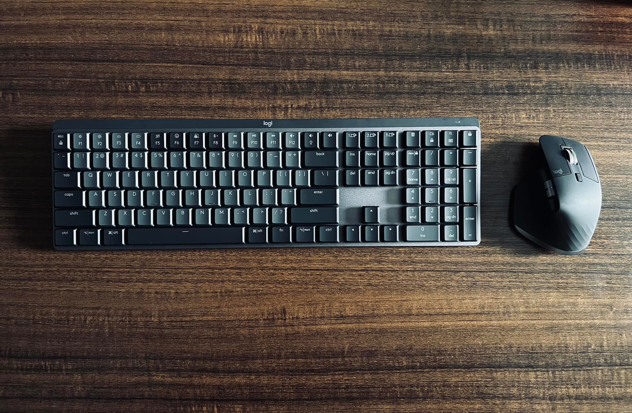 Logitech MX Mechanical Typing test 