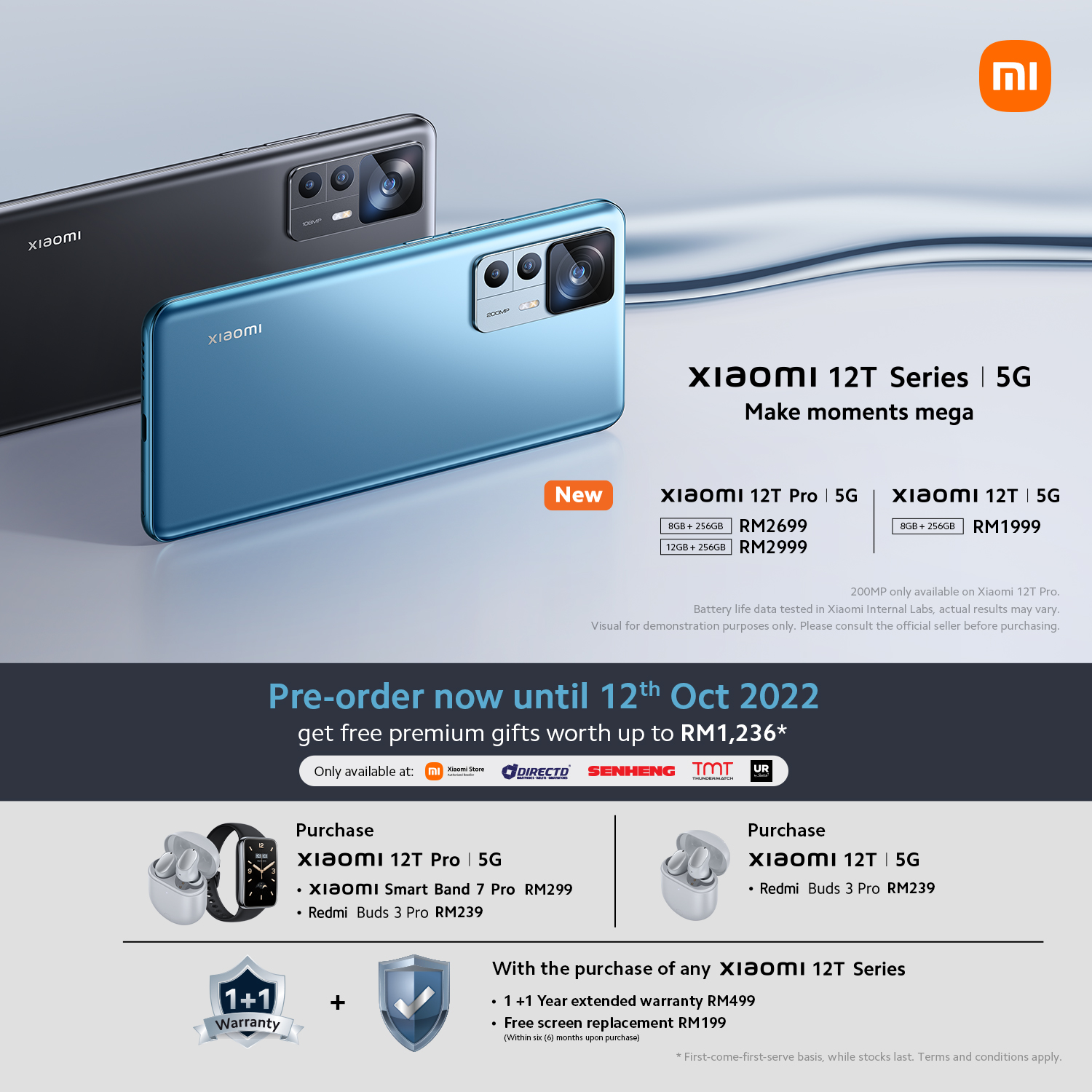 mi 12t pro pre order